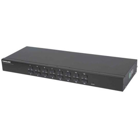 Kvm switch 16 porte combo usb + ps/2, osd