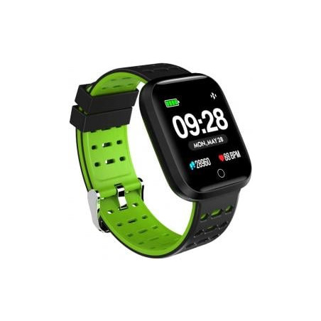 smartwatch lenovo 1.69" touchscreen/gps/bluetooth/nero/verde