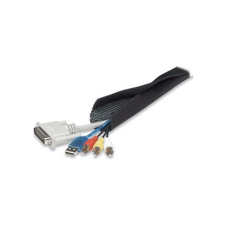 Canalina avvolgente per cavo, nera