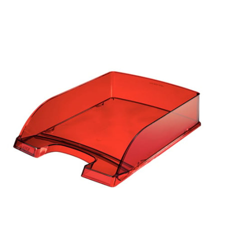 Portacorrispondenza leitz standard plus rosso trasparente [52260028]