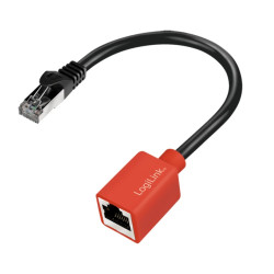 adattatore di rete rj45 logilink cat.6a classe ea break away protezione