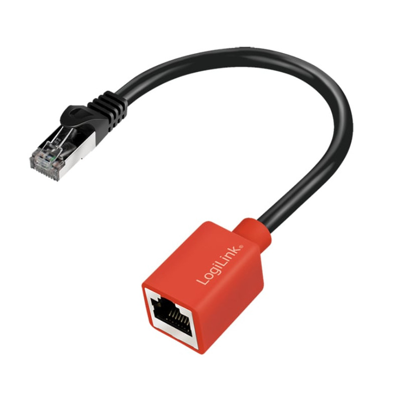 adattatore di rete rj45 logilink cat.6a classe ea break away protezione