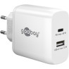alimentatore da rete goobay usb c pd 45w bianco [65412]