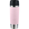 thermos emsa travel mug waves 500ml in acciaio inossidabile/rosa