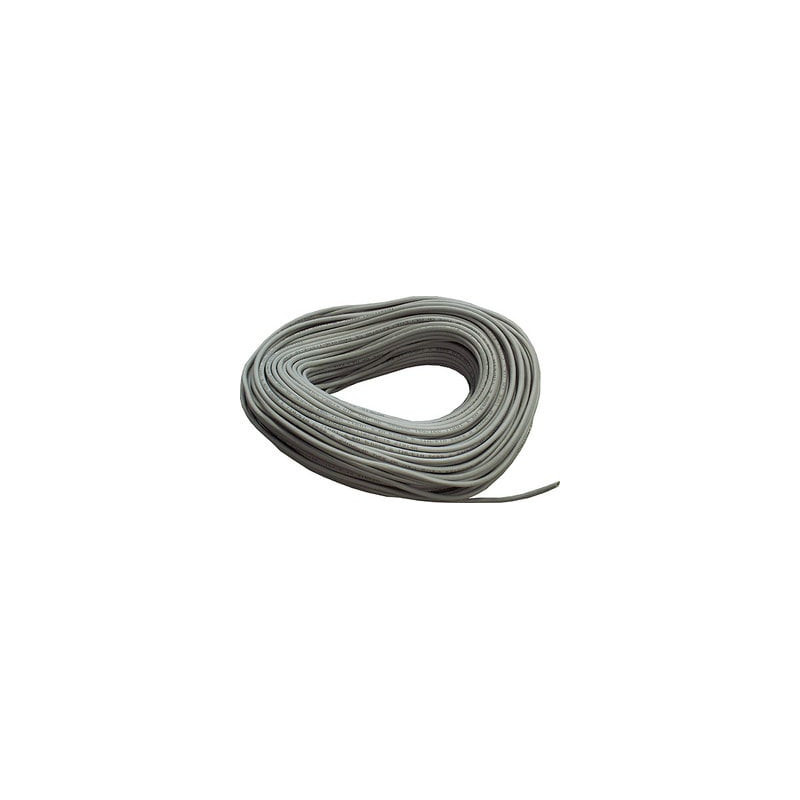 Cavo cat. 5e flessibile in matassa u/utp 100 m colore grigio