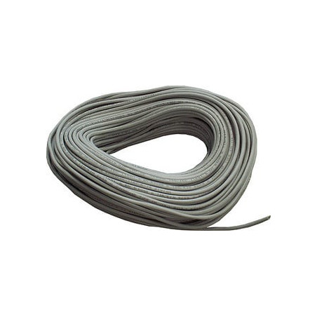 Cavo cat. 5e flessibile in matassa u/utp 100 m colore grigio