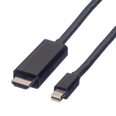 cavo adattatore value 11995797 mini displayport maschio a hdmi maschio