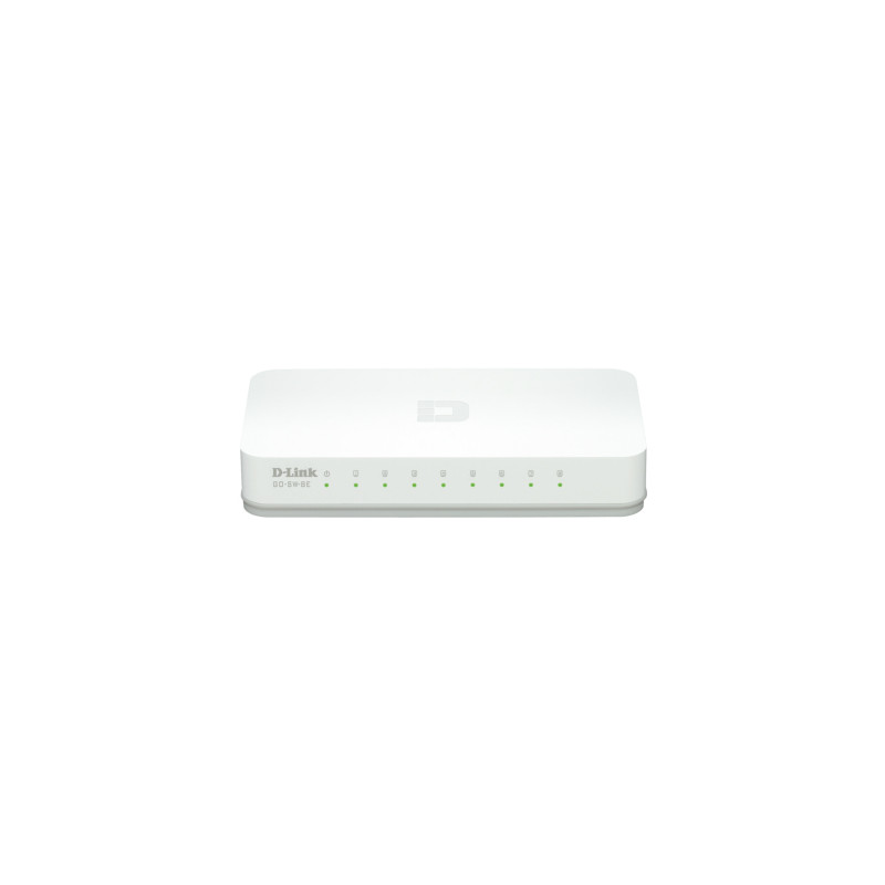 Switch d-link 8 porte 10/100 bianco [go-sw-8e]