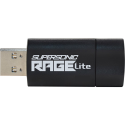pendrive 512gb patriot rage lite 120mb/s usb3.2 retrattile nero [pef512grlb32u]