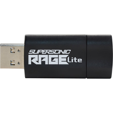 pendrive 512gb patriot rage lite 120mb/s usb3.2 retrattile nero [pef512grlb32u]