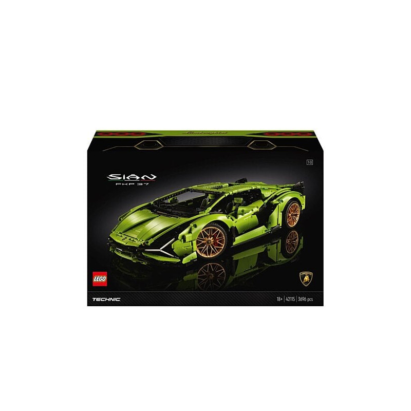 modellino lego technic lamborghini sian fkp37 multicolore [42115]
