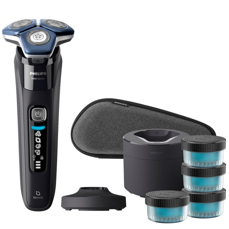 rasoio elettico philips speciale kit 7000 + oneblade