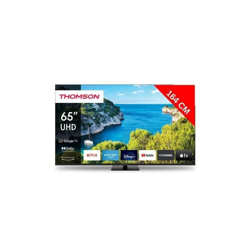 tv led 65" thomson 65ug5c14 4k uhd 3840x2160p smart tv classe