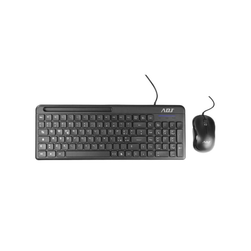 tastiera/mouse adj smal kit usb pure keyboard + 6d ergonomic mouse