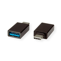adattatore usb 3.2 value a-c f/m nero