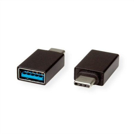adattatore usb 3.2 value a-c f/m nero
