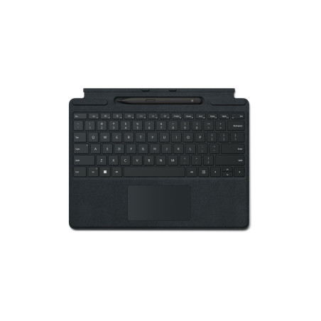 custodia tastiera microsoft signature qwerty it con slim pen 2 nero