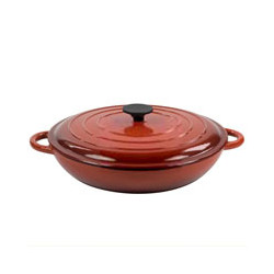 Tegame ceramica ilsa in ghisa rivestito con coperchio cm 31 [ilsa]