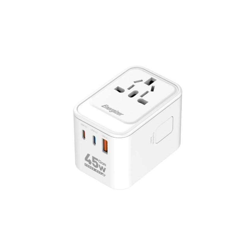 presa da viaggio energizer internaz.pd45w 2xusb-c/1xusb-a