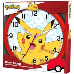 orologio da parete kida euroswan pok3159 pokemon pikachu 25cm multicolore