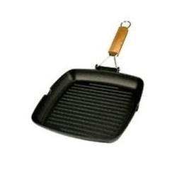 Bistecchiera alluminio pressofusa risoli granito cm 26x26 [risoli]