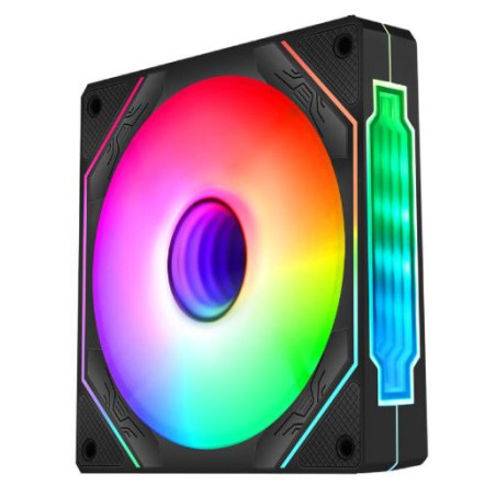 ventola 120x120 nuwo vibe k21 halo rgb 120mm nero