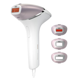 epilatore a luce pulsata philips lumea prestige bri947/00 bianco/rosa