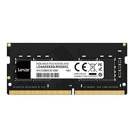 ram sodimm ddr4 1x16gb lexar 3200mhz cl22 1.2v nero [ld4as016g-b3200asst]