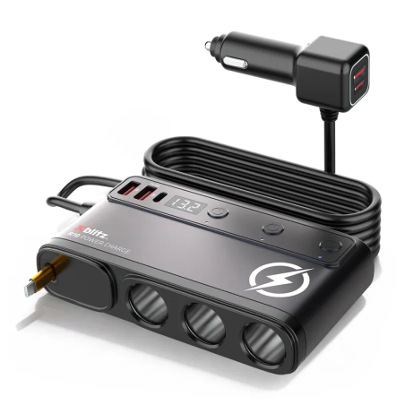 splitter per presa xblitz r10 power charge presa accendisigari per