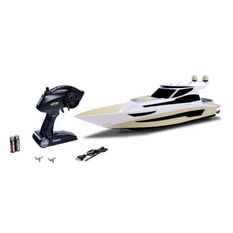 barca radiocomandata carson rc yacht hurikan 2.4ghz multicolore [500108059]