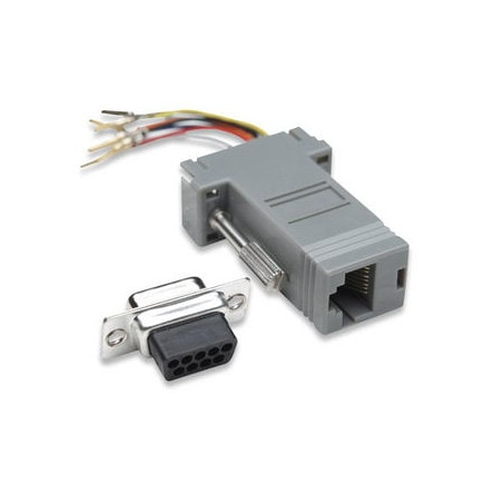 Adattatore modulare db 9p.f / rj45 8 fili