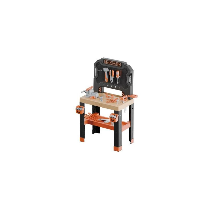 set da gioco smoby black+decker banco da lavoro multicolore [360739]