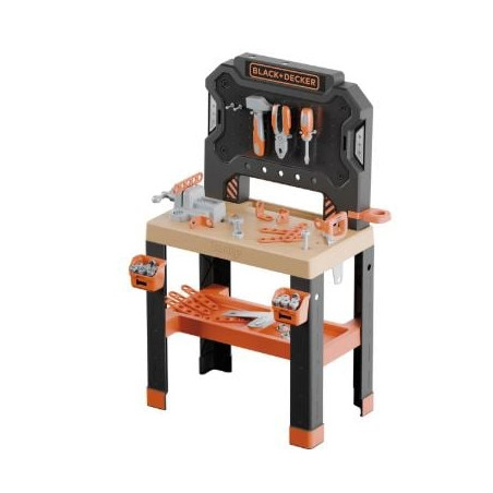 set da gioco smoby black+decker banco da lavoro multicolore [360739]