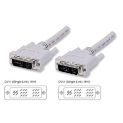 Cavo dvi analogico/digitale m/m single link 1,8 m (dvi-i)