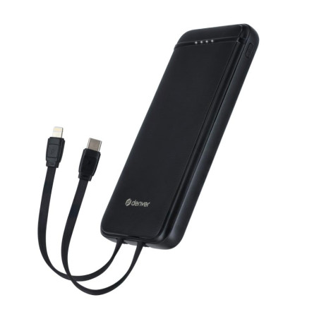 batteria portatile denver pqca-10320 powerbank 10000mah nero