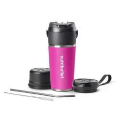 shaker frullatore portatile nutribullet nbp016ma 0.59l 420w magenta/nero