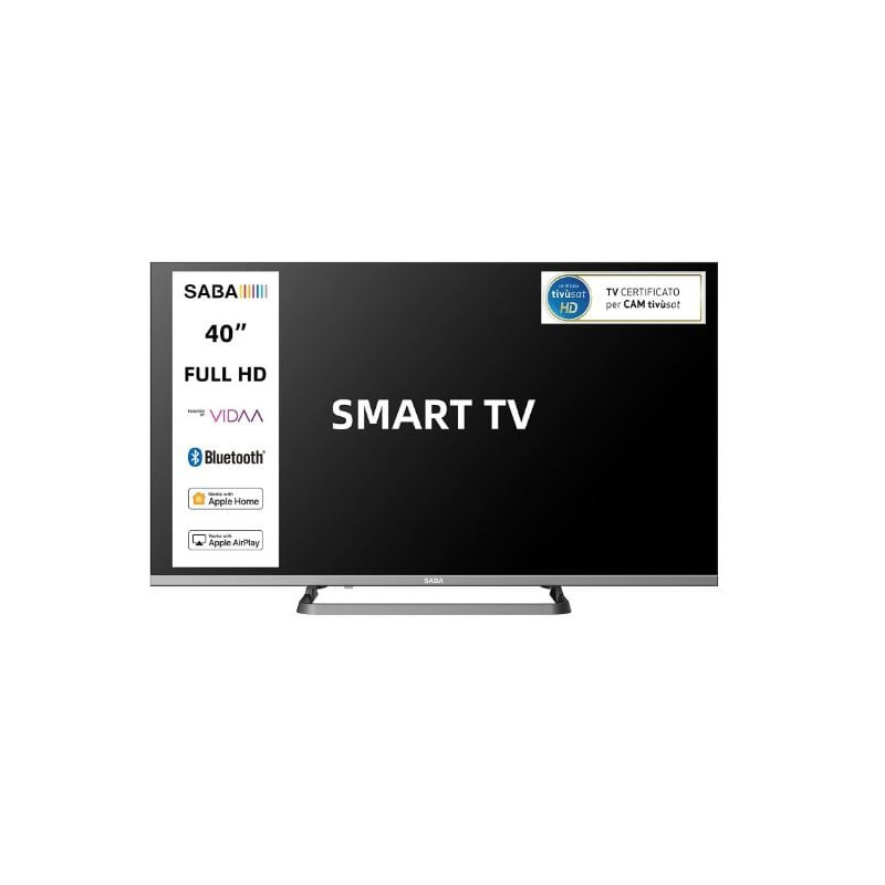 tv led 40'' saba sa40sm10vda full hd 1920x1080p smart tv