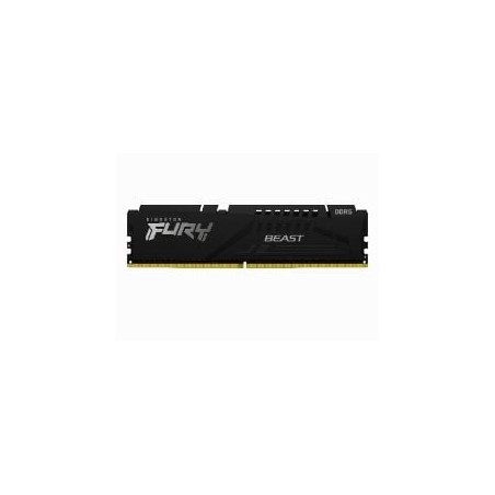 ram udimm ddr5 1x16gb kingston fury 6000mhz cl36 1.4v nero [kf560c30bbe-16bk]