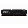 ram udimm ddr5 1x16gb kingston fury 6000mhz cl36 1.4v nero [kf560c30bbe-16bk]