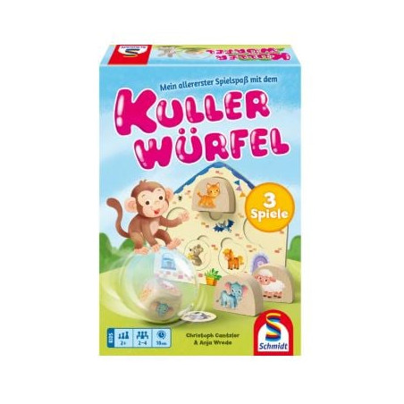 gioco da tavolo schmidt spiele kullerwurfel multicolore [40670]