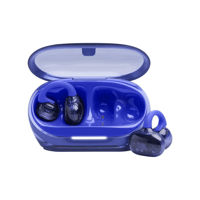 auricolari jbl soundgear clips tws/bluetooth con microfono blu