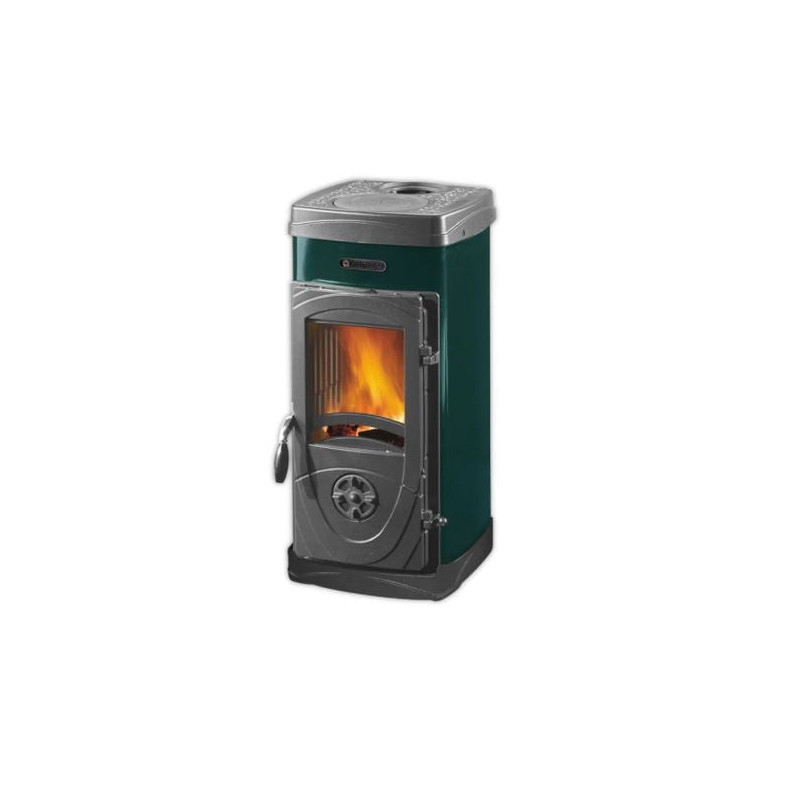 stufa a legna la nordica super junior lean 5kw classe a verde