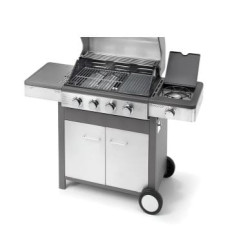 barbecue a gas ompagrill indianapolis 5/b acciaio inossidabile