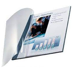 scatola 10 copertine impressbind 10,5mm nero flessibile [74140095]