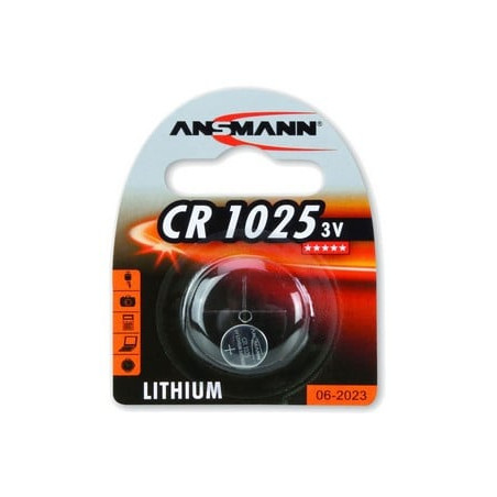 pila ansmann 1 pz. a bottone cr 1025 [1516-0005]