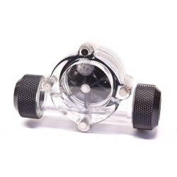 sensore di flusso watercooling bitspower 1/4" nero opaco