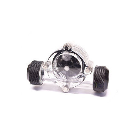 sensore di flusso watercooling bitspower 1/4" nero opaco