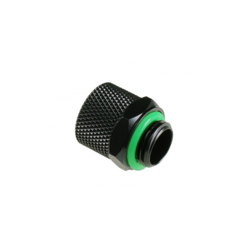 bitspower collegamento 1/4 pollice su 11/8mm nero opaco