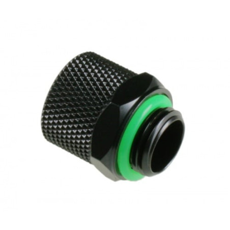 bitspower collegamento 1/4 pollice su 11/8mm nero opaco