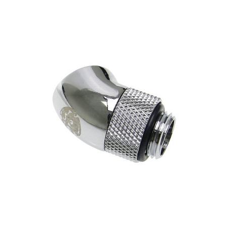 angolo bitspower 1/4 su ig 1/4" orientabile argento